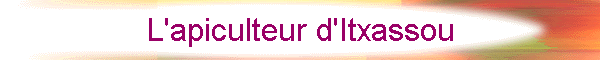 L'apiculteur d'Itxassou